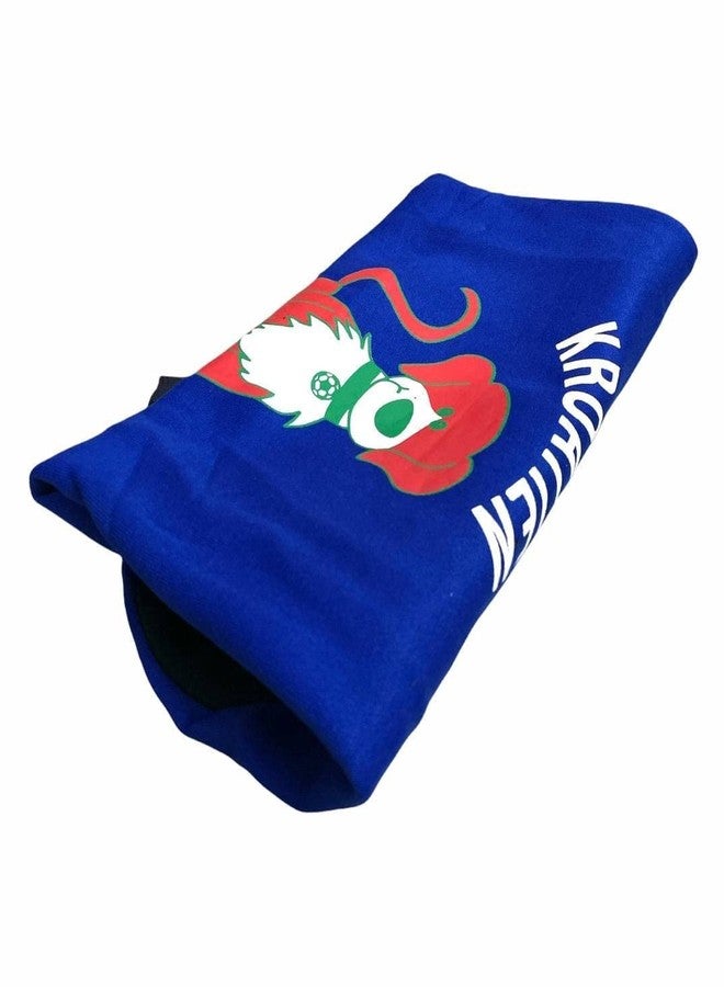 DOGTOWN Premium Printed Dog Pet Fashion T- Shirt | Fleece with 100% Cotton Stuff | Winter Wear for Pets, Dogs | Blue (M 18" INCH) - Image 5
